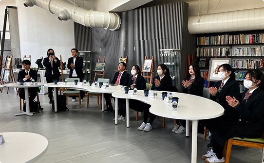 日本酒田南高校來訪